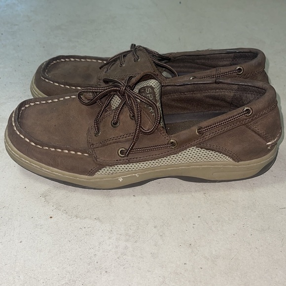 Sperry Dark Brown Authentic Boat Shoes - Picture 2 of 5